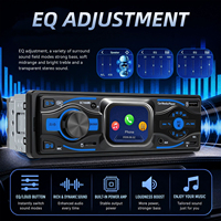 Lecteur MP3 de voiture 2,2 pouces, écran tactile HD, Bluetooth, appels mains libres, égaliseur, radio MP4, lecteur multimédia audio