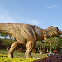 Modèle de dinosaure réaliste animatronique pour parc d'attractions