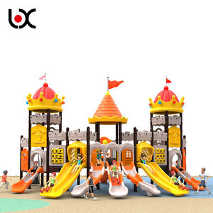 Equipo de juegos comercial para niños, toboganes de plástico para exteriores, parque de atracciones - Product Image 5