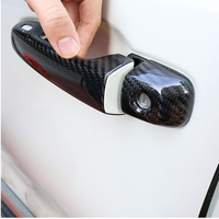 Couvercle de poignée de porte en Fiber de carbone pour TOYOTA PRADO GX VX Land Cruise 200 LC200 4x4, accessoires pour produits extérieurs de voiture tout-terrain