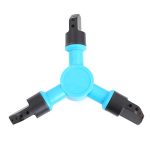 Aspersor giratorio para trampolín, grande, verde y azul, juguete automático de agua giratorio para niños, diversión al aire libre en el jardín. - Product Image 5