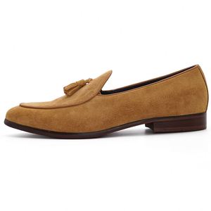 รองเท้าหนังวัวแท้ชั้นแรกสำหรับชุดสูทธุรกิจ ระบายอากาศได้ดี น้ำหนักเบา สไตล์อังกฤษ-เกาหลี หัวแหลม สำหรับเจ้าบ่าว แบบผูกเชือก ทรงเหลี่ยม - Product Image 4