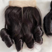 Lots de Cheveux Indiens Bouclés Naturels avec Closure – Cheveux Humains en Gros pour Vendeurs