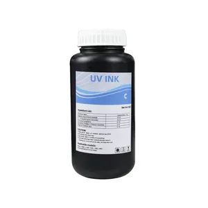UVプリンターインク硬化性金属アルミニウムペーストUVインクガラス8色ホワイトインクセラミックタイル3DVRフラットベッドプリント