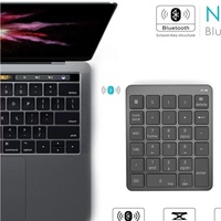 Bilgisayar ve dizüstü bilgisayar için fabrika toptan Bluetooth kablosuz sayısal klavye