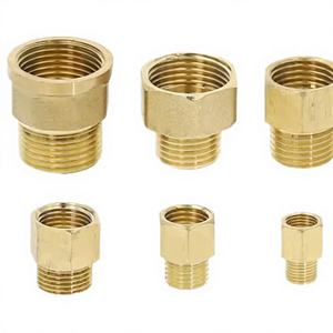 Adaptateur en laiton C46500 mâle vers femelle personnalisé 1/4'' 1/2'' 3/4'' BSP NPT GHT, sans plomb, pour eau potable, réduction de pression basse - Product Image 4