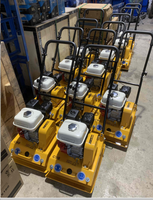 Compacteur de sol motorisé SHUYU avec moteur Honda, plaque vibrante à pression PLC, composants de pompe, roulement et boîte de vitesses, haute efficacité