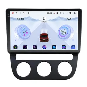 9 inch Auto Radio 2 din Android 13 Car Radio 2K Touch Screen Multimedia for VW Jetta 5 2005-2010 dvd 12+256G Car Player