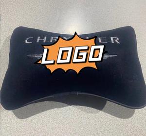 Cojín de Asiento de Auto de Cuero con Espuma Viscoelástica y Logotipo Personalizado para Soporte de Cuello en Automóviles - Product Image 2