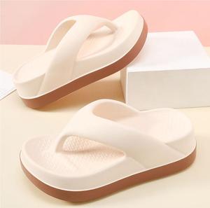 Trendy Slippers Woman Flipflop Sandals Outdoor Eva Light Soft Non-Slip <b>Height</b> <b>Increasing</b> <b>Shoes</b> for Ladies - Product Image 1
