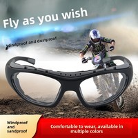 Lunettes de protection tout-terrain anti-poussière, anti-vent et anti-UV pour la conduite en extérieur