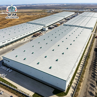 Bâtiment d'entrepôt préfabriqué fermé - Hangar de stockage à structure en acier haute résistance avec conception professionnelle