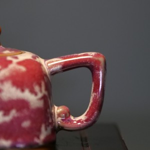 Tetera de Porcelana Jun Hecha a Mano con Esmalte Dunhuang y Perilla de Tigre Dorado, Capacidad de 240 ml, Resistente al Calor, Tetera China de Arte Kung Fu - Product Image 2