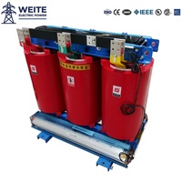 SCB10-18 3 Fazlı Kuru Tip Popüler Trafo 30-2500KVA 11/35k Dökme Reçineli Düşük Kayıplı Alev Geciktirici İç Mekan Güç Dağıtım