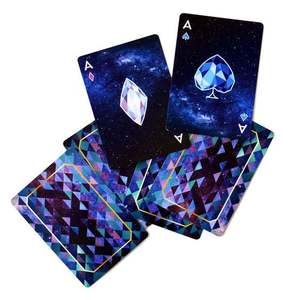 Cartes à jouer bronzantes de conception personnalisée, cartes à jouer en relief, cartes à jouer en papier plates - Product Image 3