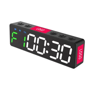 Drop shipping pollici orologio da palestra ricaricabile temporizzatore sportivo Timer promozionale conto alla rovescia cronometro intervallo Timer