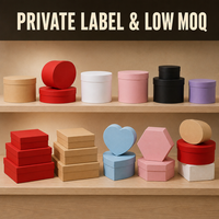Boîte cadeau en carton rigide multi-formes avec logo personnalisé, étiquette privée, couvercle et base hexagonaux, en forme de cœur, emballage OEM ODM