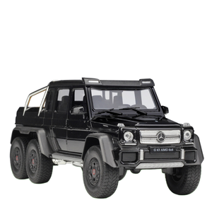 WELLY Modèle de voiture en alliage plastique à l'échelle 1/24 <span class=keywords><strong>Mercedes</strong></span>-Benz <span class=keywords><strong>G63</strong></span> <span class=keywords><strong>AMG</strong></span> <span class=keywords><strong>6X6</strong></span> pour collectionneurs adultes - Product Image 1