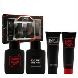 Coffret cadeau de 4 vaporisateurs d'eau de toilette pour homme ShowGel, longue durée, 3,4 fl oz, 4,1 fl oz, gel, 2 parfums, vacances, usage quotidien, modèle - Product Image 1