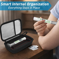 Étui de voyage isotherme pour insuline EVA pour diabétiques, organiseur pour stylos injecteurs