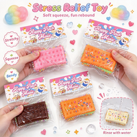 Jouet Squishy en TPR en forme de Biscuit de Noël, Jouet Promotionnel à Rebond Lent, Anti-Stress, Plusieurs Couleurs, Vente en Gros Personnalisée Direct Usine
