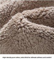 Tapis de sol de salle de bain moderne, absorbant, antidérapant, en jacquard, à poils longs, épaissi, en coton uni, couleur unie