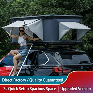 Tienda de Campaña Espaciosa con Techo Rígido, Bolsillos de Almacenamiento Internos y Espacio para Equipo, para Viajes de Camping Organizados - Product Image 6