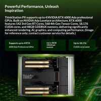 For ThinkStation PX Xeon Scalable Processors 4-GPU Graphics Workstation for AI Artificial Intelligence Deep Learning Data
