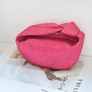 Bling Knotted Handbag for Women Crystal Dumpling <strong>Bag</strong> Full <strong>Glitter</strong> Diamond Evening Clutch Luxury Rhinestone Hobo Party <strong>Bag</strong> - Product Image 6