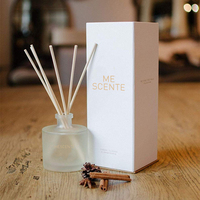 Diffuseur de parfum à roseaux Mescente Private Label, coffret cadeau diffuseur à roseaux