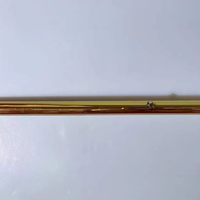 Lampe chauffante infrarouge halogène dorée de 350 mm, 220 V, 1000 W, alimentée par l'énergie solaire, pour l'extérieur, pour porcs, air, eau