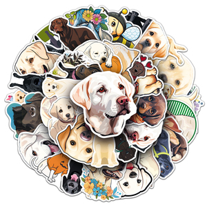 Adesivi HOYO per Cani, Adesivi in PVC Impermeabili all'Ingrosso per Cuccioli, Labrador Retriever, Pastore Tedesco, <span class=keywords><strong>Bulldog</strong></span> <span class=keywords><strong>Francese</strong></span> - Product Image 1