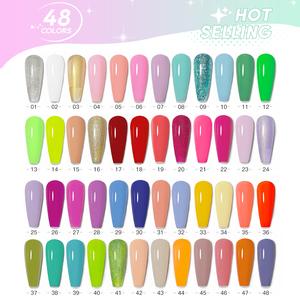 Colección de Esmaltes en Gel Neón de Marca Privada AS, 48 Colores, Naranja, 15ml, Larga Duración, Suministros <span class=keywords><strong>para</strong></span> <span class=keywords><strong>Uñas</strong></span> OEM con Libro de Caja Personalizada - Product Image 2