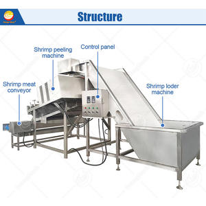 Máquina de proceso peladora de camarones y gambas automática ORME Máquina peladora y desgranadora de camarones pequeños - Product Image 2