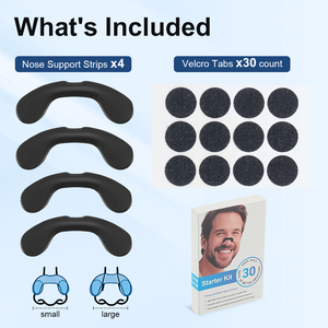 Kit de Démarrage de Dilatateurs Nasaux Personnalisables pour le Sommeil et le Sport – Bandes Respiratoires Réutilisables Hypoallergéniques Sans Latex Adhésives CE - Product Image 5