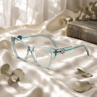 En stock, lunettes optiques en acétate haut de gamme, élégantes, durables, fabriquées à la main, montures de lunettes à monture complète, confortables pour un usage quotidien