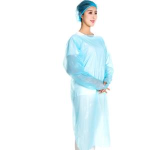Celemek & gaun plastik bukan tenunan, medis sekali pakai tahan air tahan debu Anti kotor perlindungan tingkat D - Product Image 1