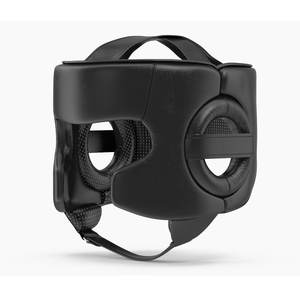 Protector de Cabeza de Boxeo de Cuero de Alta Calidad Personalizado OEM, Casco de Sparring para Entrenamiento de Kick Boxing, Ajustable - Product Image 3