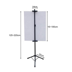 Support d'affichage publicitaire rétractable double face en métal sur trépied, vente en gros 2026 - Product Image 6