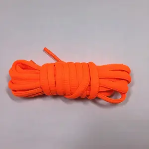 Supply custom sport shoes use cheap orange shoelaces