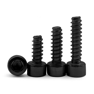 Suministro Directo de Fábrica: Tornillos Autorroscantes de Cabeza Hexagonal con Acabado Óxido Negro y Cola Plana, M2 M3 M4 M5, Varios Tamaños, Sistema Métrico - Product Image 2