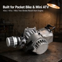 Ensemble moteur de mini moto de poche à essence 43cc 2 temps à démarrage manuel avec carter en aluminium, fabrication OEM