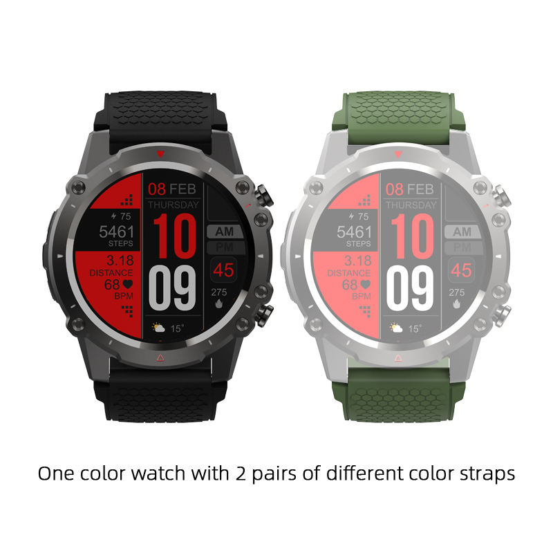 กรอบสีดำ + สีดำ + ซิลิโคนสีเขียว