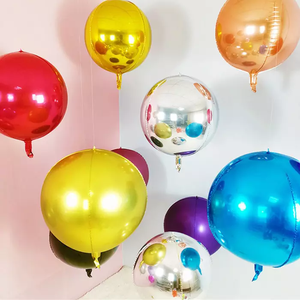ลูกโป่งฟอยล์ทรงกลม22นิ้ว,ลูกโป่งสำหรับงานวันเกิดอุปกรณ์ตกแต่งงานเลี้ยงวันเกิดรูปทรงกลมปี4D - Product Image 4