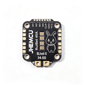 <span class=keywords><strong>JHEMCU</strong></span> RuiBet 4in1 ESC 45A 50A 55A 60A 65A BLHeli-S 3-6S DShot600 30.5 มม. ตัวควบคุมความเร็วสำหรับโดรนแข่ง FPV ฟรีสไตล์ - Product Image 5