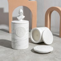 Diffuseur de parfum en cire végétale de style européen - Bougie d'aromathérapie luxueuse, idéale pour les hôtels et la maison