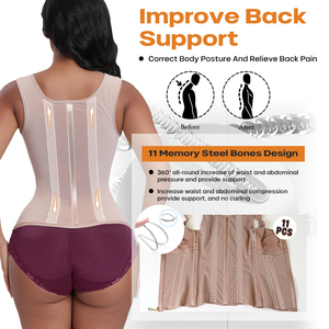 Para Mujer Shapewear bel eğitmen Moldeadoras Post Operatorias colomwomen as Reloj De Arena sahne 2 Curvy Fajas kadınlar için - Product Image 4