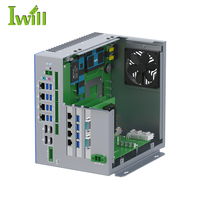 Ordinateur industriel robuste embarqué Intel Core i3/i5/i7 de 12e, 13e et 14e génération avec IA Edge, 1*PCIE X16, 2*PCIE X8 et boîtier d'extension