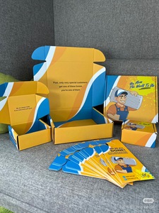 Tùy chỉnh Giày hộp quà tặng bao bì hộp quần áo hộp sóng bao bì hộp máy bay hộp gửi thư boxfrom vật liệu tái chế - Product Image 4