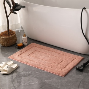 Lusso Super soffice tappeto da bagno a righe di alta qualità assorbente in microfibra Hotel antiscivolo soffici tappetini da bagno moderni in grande pelliccia - Product Image 1